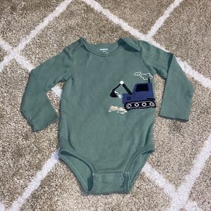 Pekkle Boys Excavator Onesie 24M